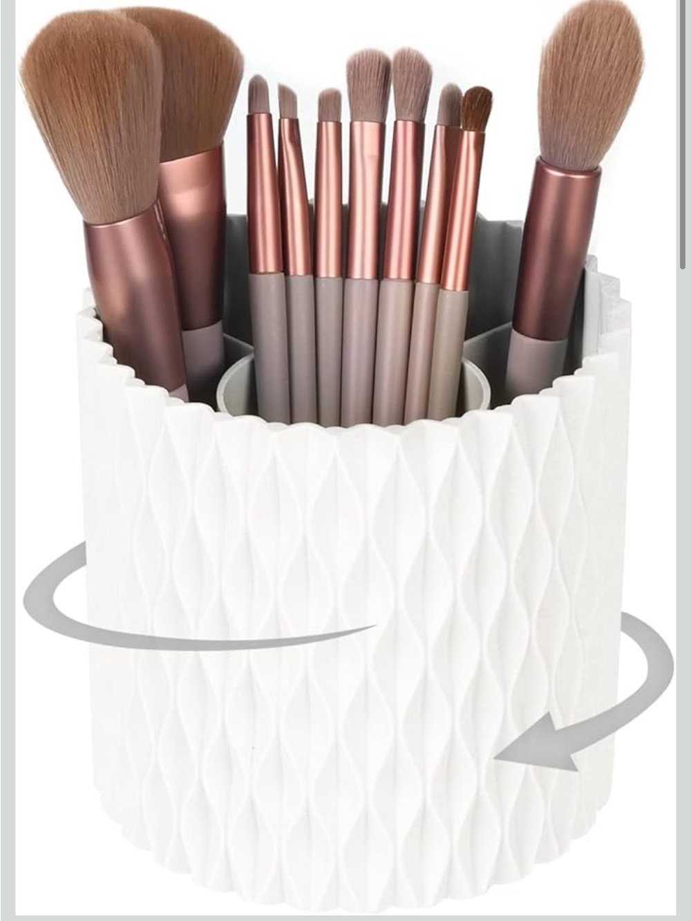 Rotating Pen:Makeup Brush Holder